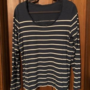 Long sleeve striped shirt
